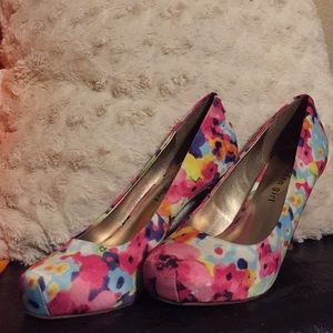 Madden Girl Floral Heels